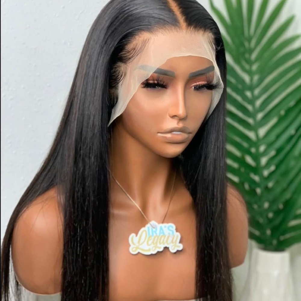 Sleek Black Lace Front Wig